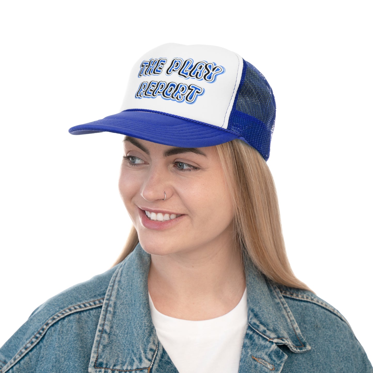 “The Play Report” Fitted Embroidery Caps