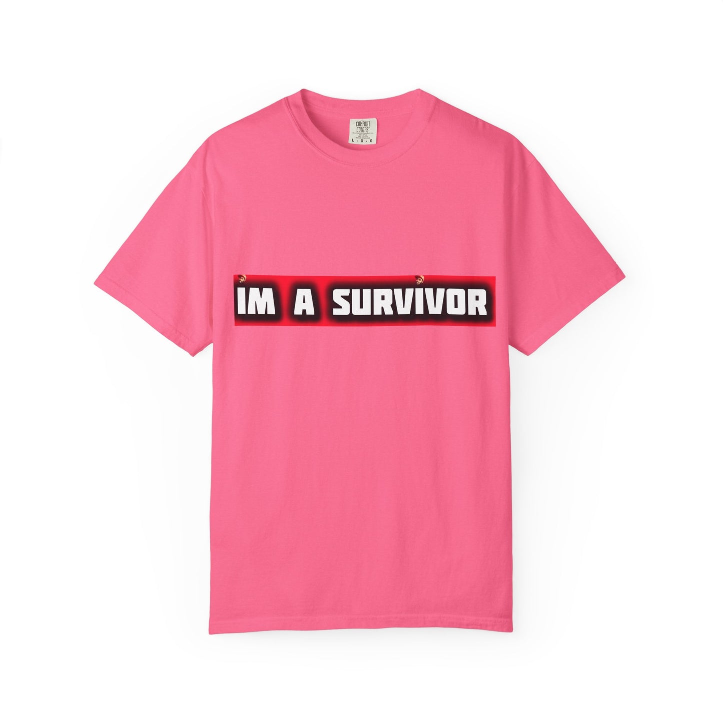 I'm a Survivor T-shirt | Box Logo Unisex Text Tee