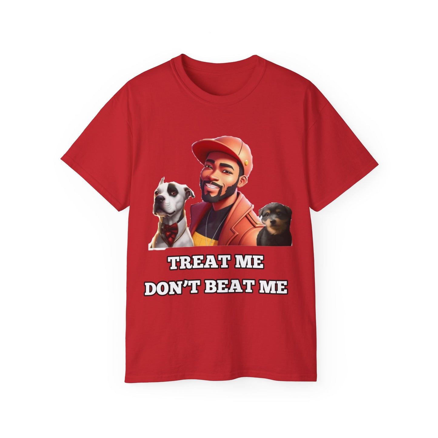 FurFather “Treat Me Don’t Beat Me” Unisex Ultra Cotton Tee