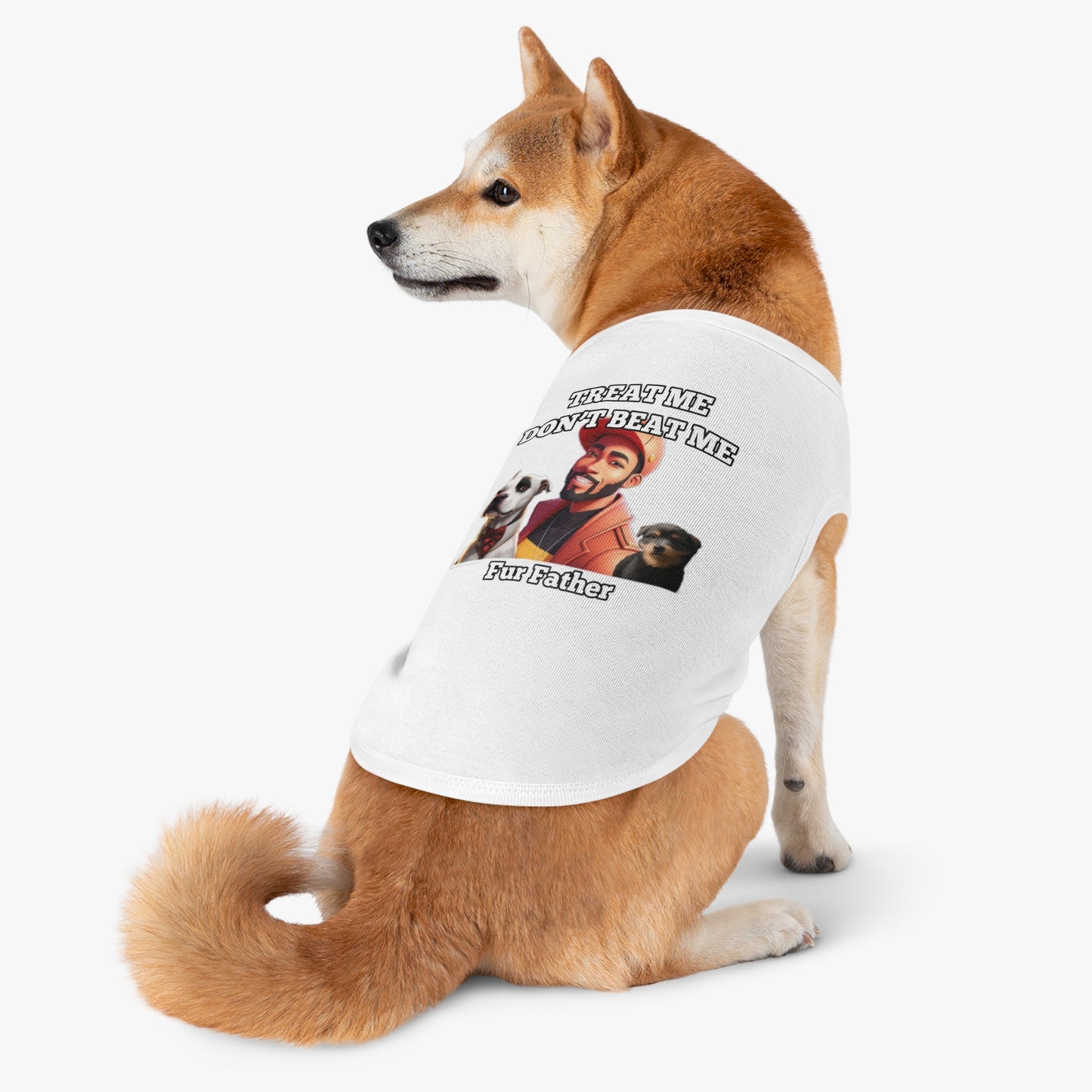 FurFather “Treat Me Don’t Beat Me” Pet Tank Top
