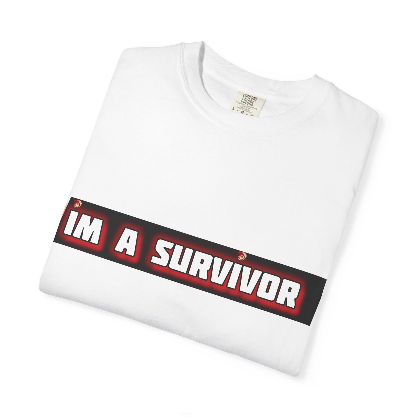 I'm a Survivor T-shirt | Box Logo Unisex Text Tee