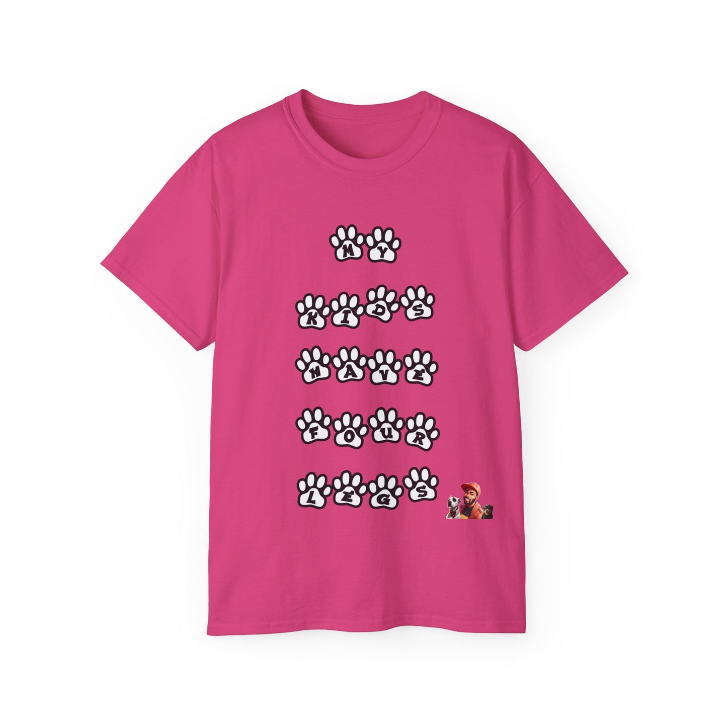FurFather “My Kids Have Four Legs” Unisex Ultra Cotton Tee