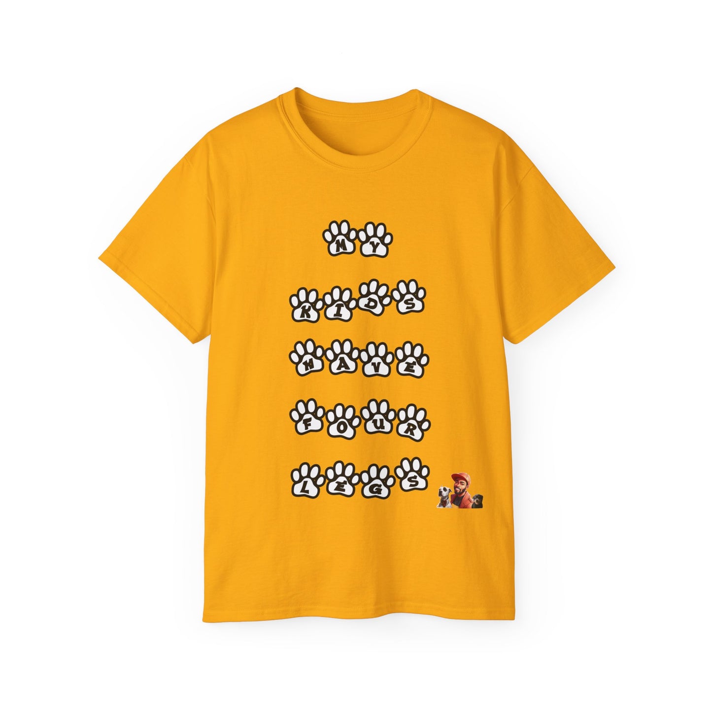 FurFather “My Kids Have Four Legs” Unisex Ultra Cotton Tee