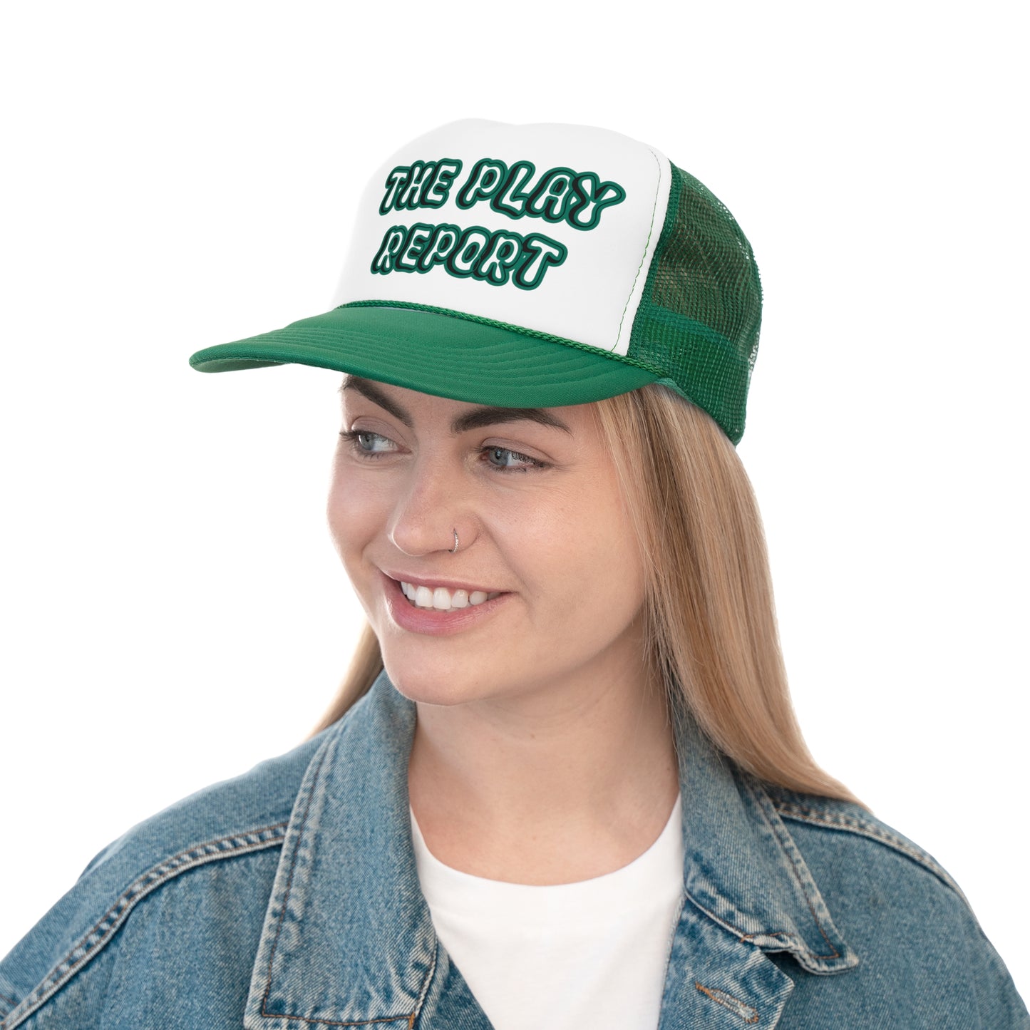 “The Play Report” Fitted Embroidery Caps