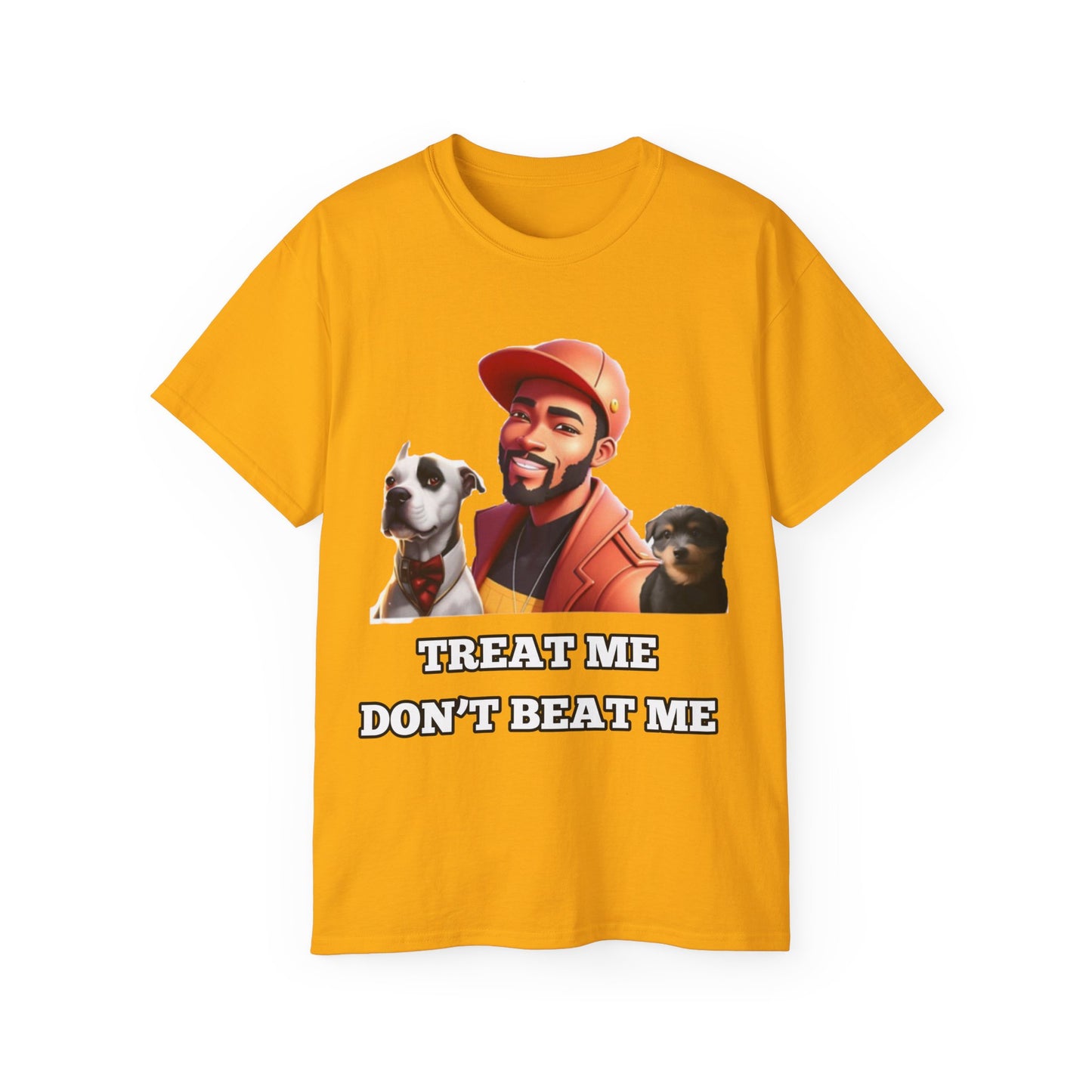 FurFather “Treat Me Don’t Beat Me” Unisex Ultra Cotton Tee
