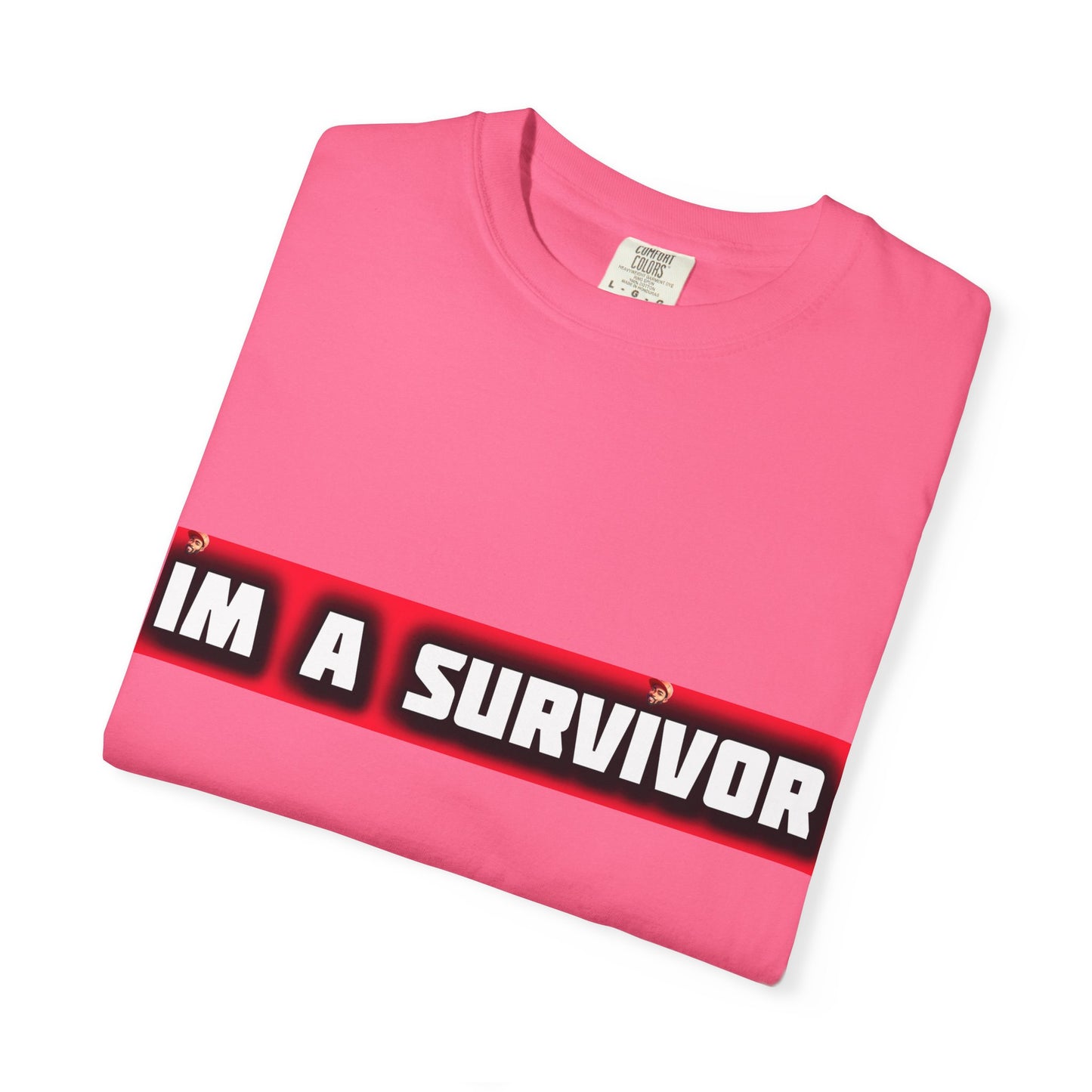 I'm a Survivor T-shirt | Box Logo Unisex Text Tee