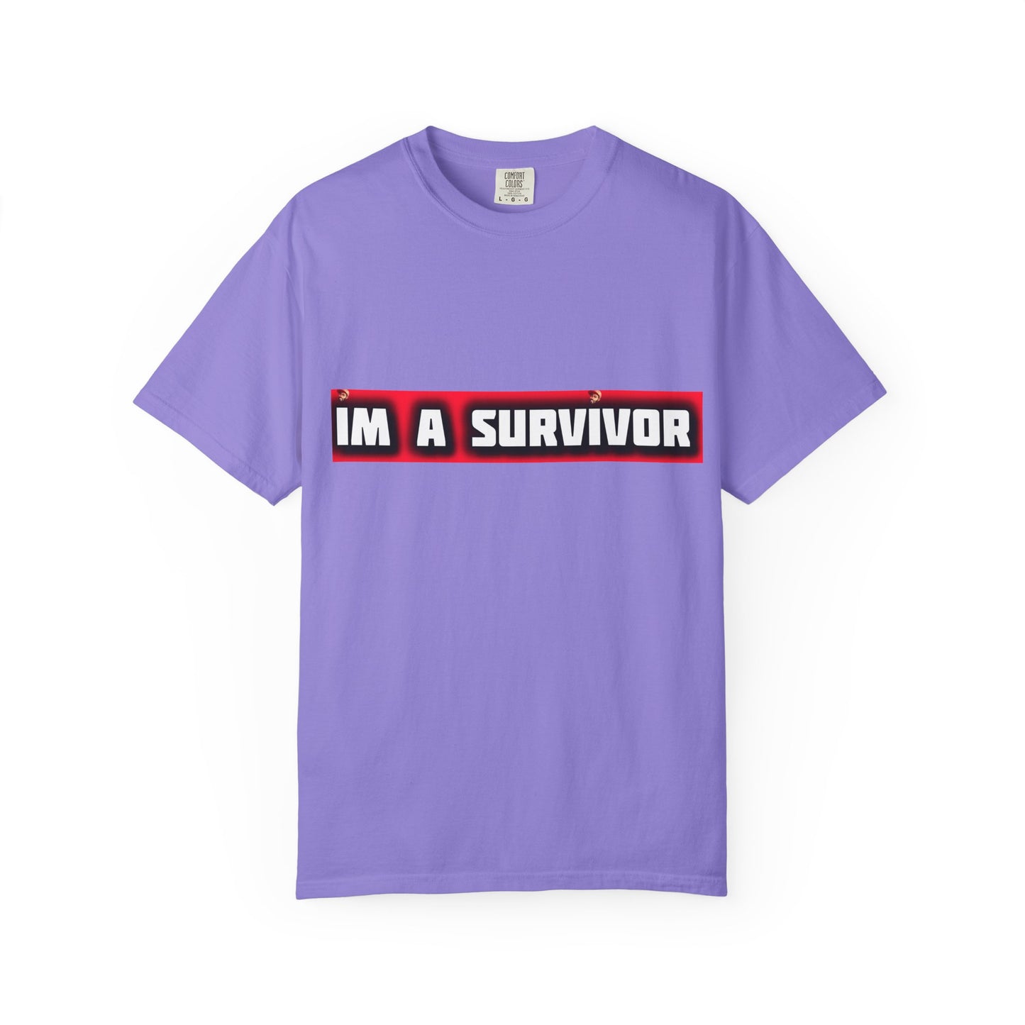 I'm a Survivor T-shirt | Box Logo Unisex Text Tee