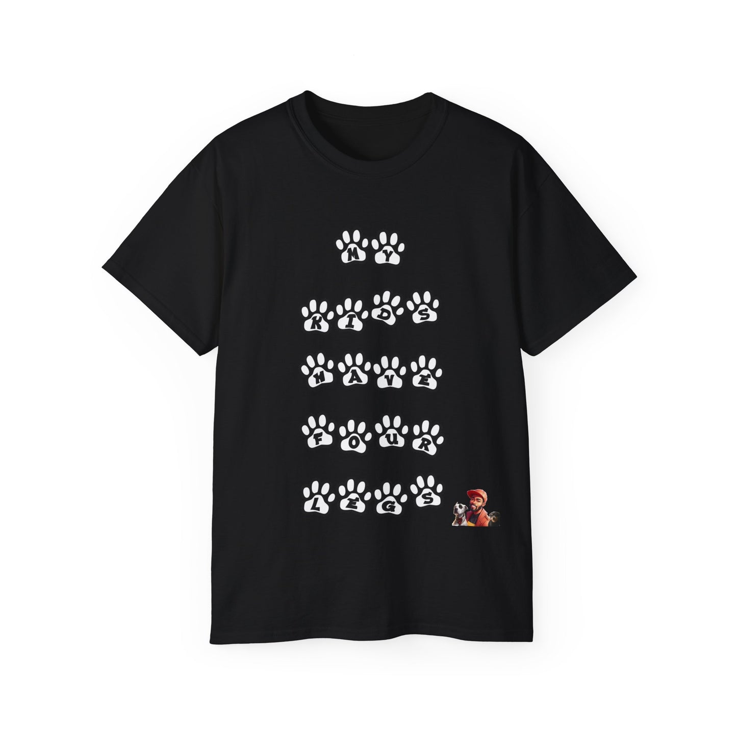 FurFather “My Kids Have Four Legs” Unisex Ultra Cotton Tee