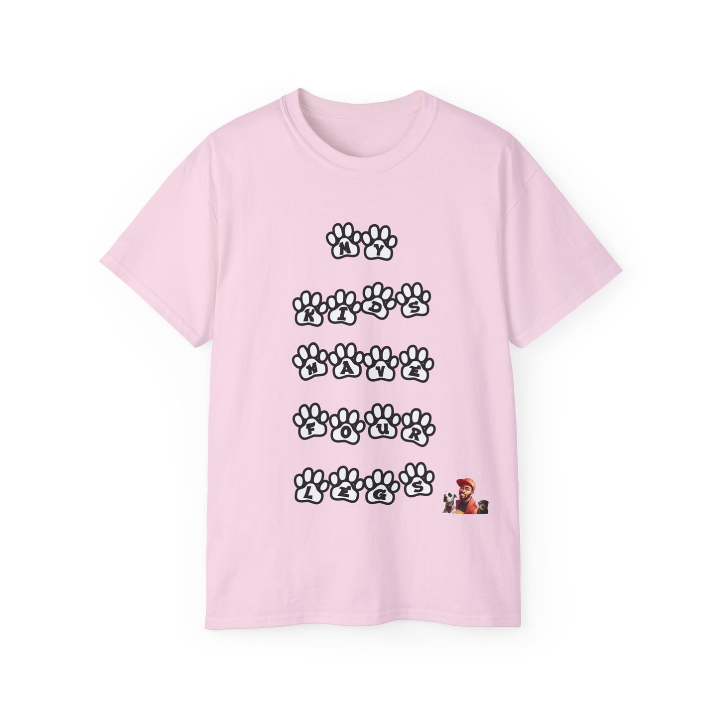 FurFather “My Kids Have Four Legs” Unisex Ultra Cotton Tee