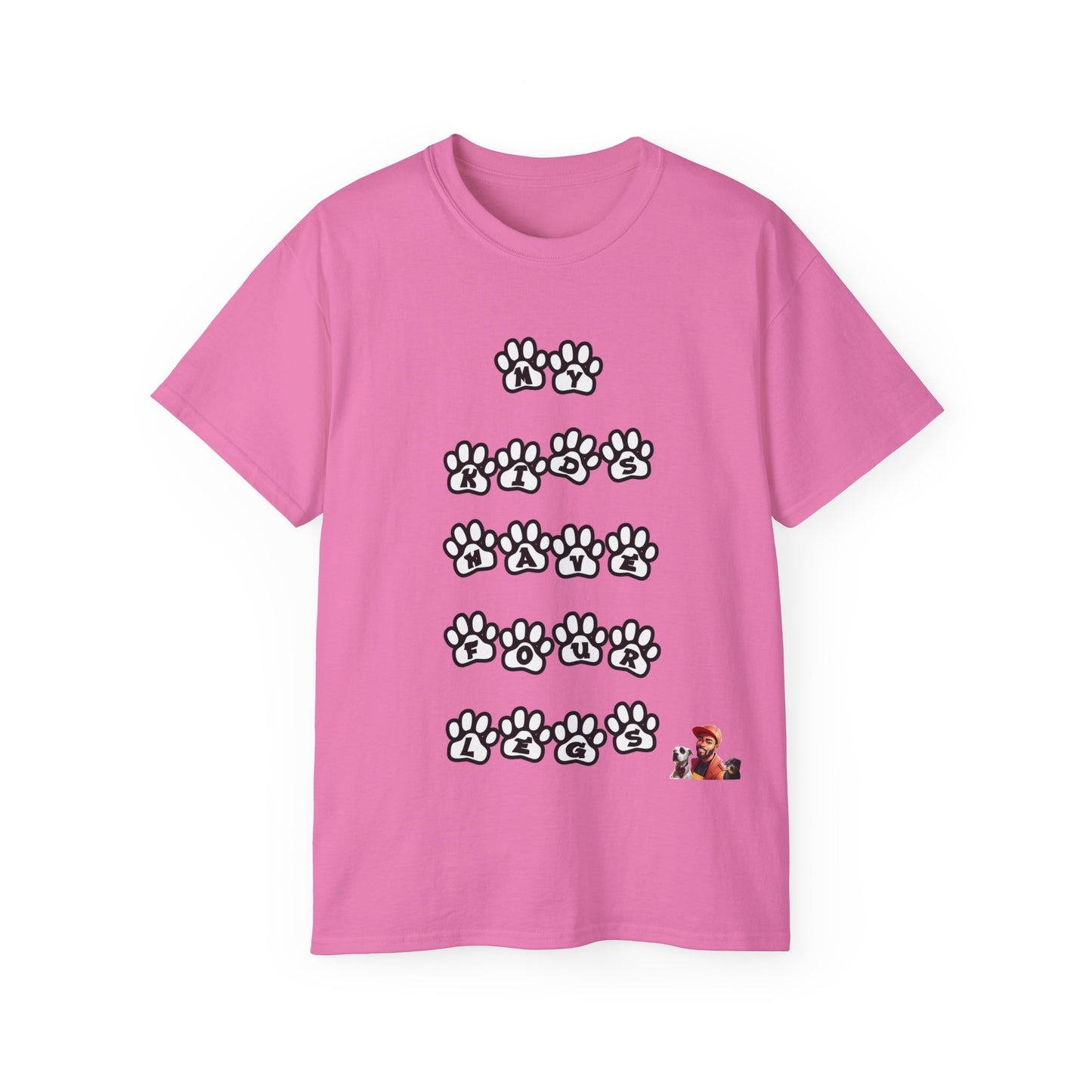 FurFather “My Kids Have Four Legs” Unisex Ultra Cotton Tee