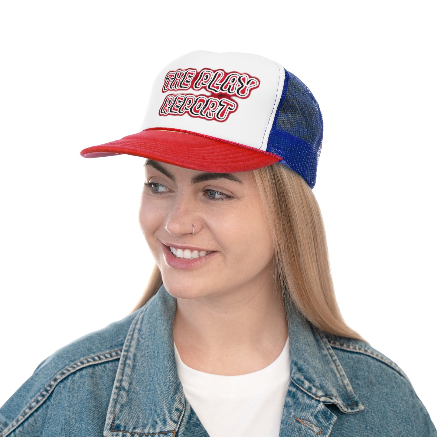 “The Play Report” Fitted Embroidery Caps