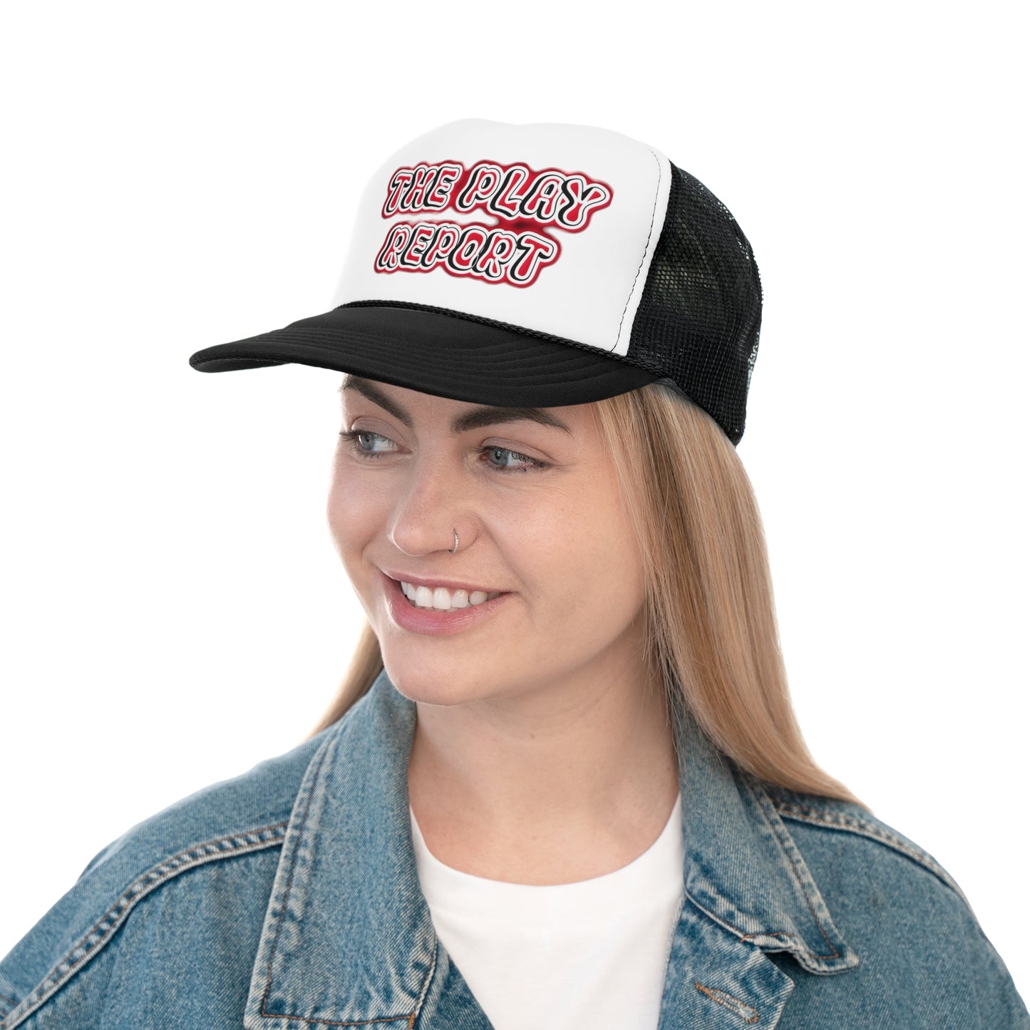 “The Play Report” Fitted Embroidery Caps