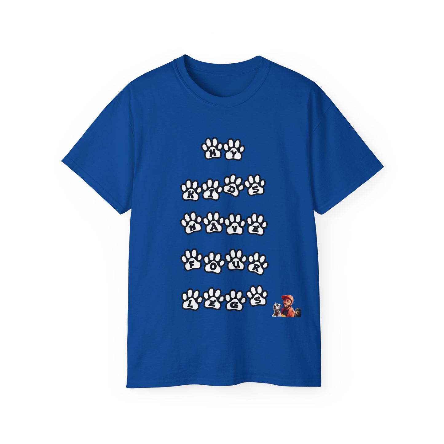 FurFather “My Kids Have Four Legs” Unisex Ultra Cotton Tee