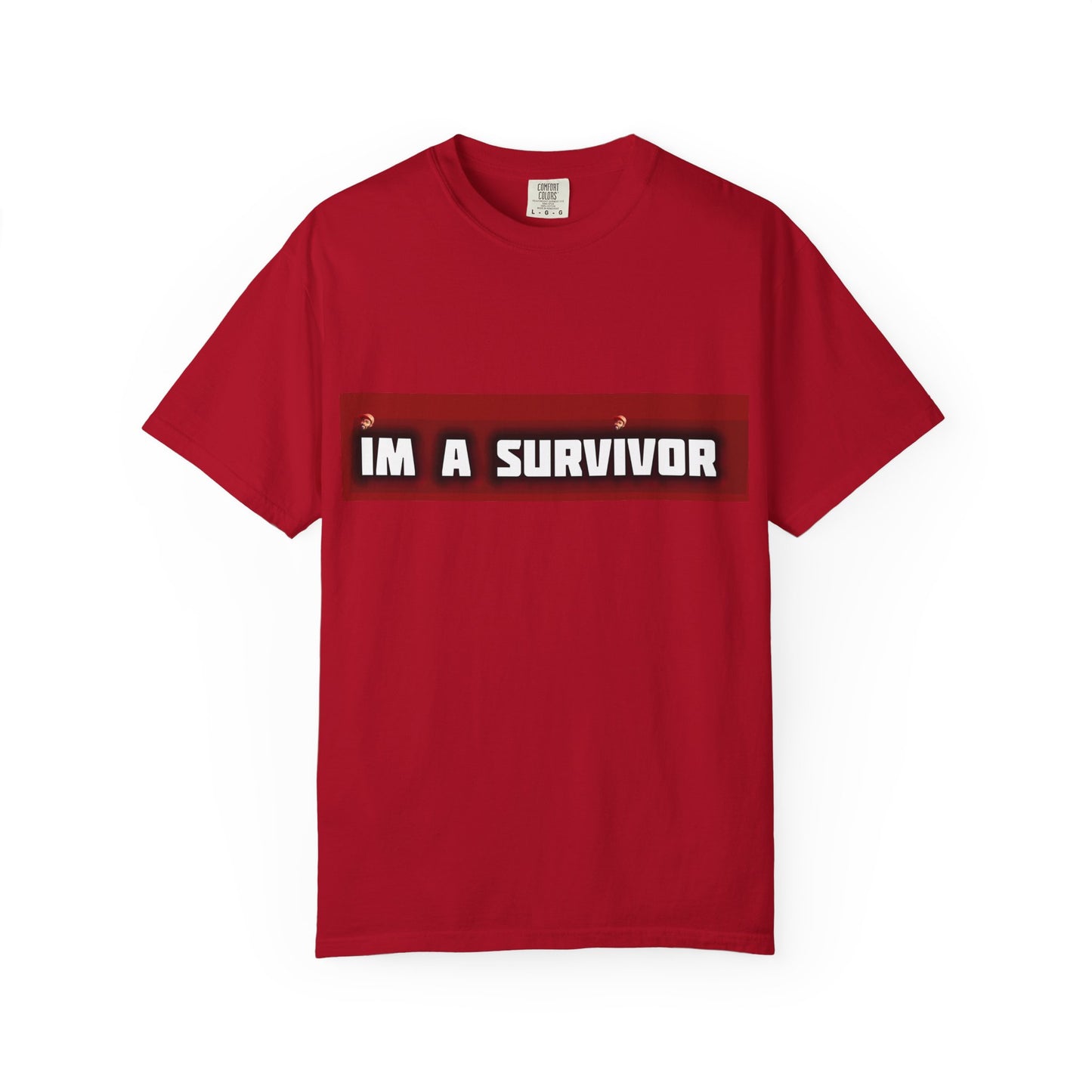 I'm a Survivor T-shirt | Box Logo Unisex Text Tee