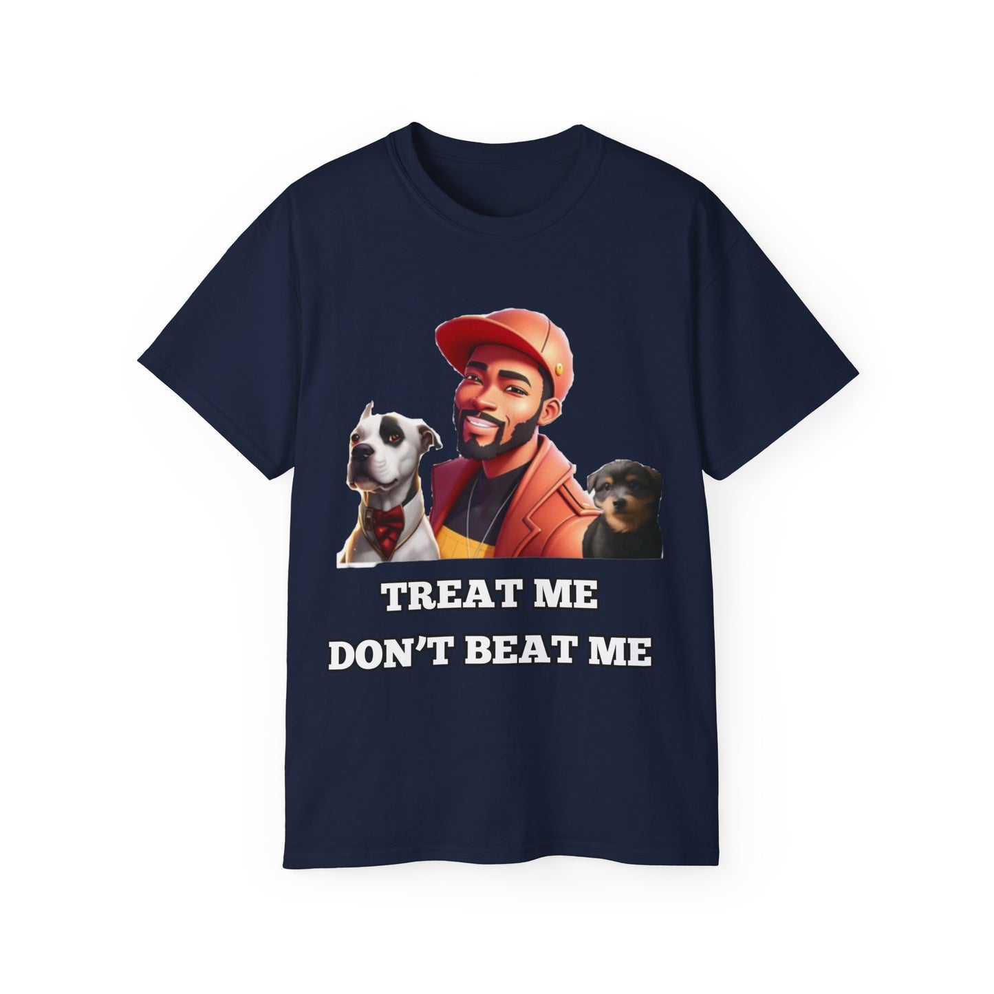 FurFather “Treat Me Don’t Beat Me” Unisex Ultra Cotton Tee