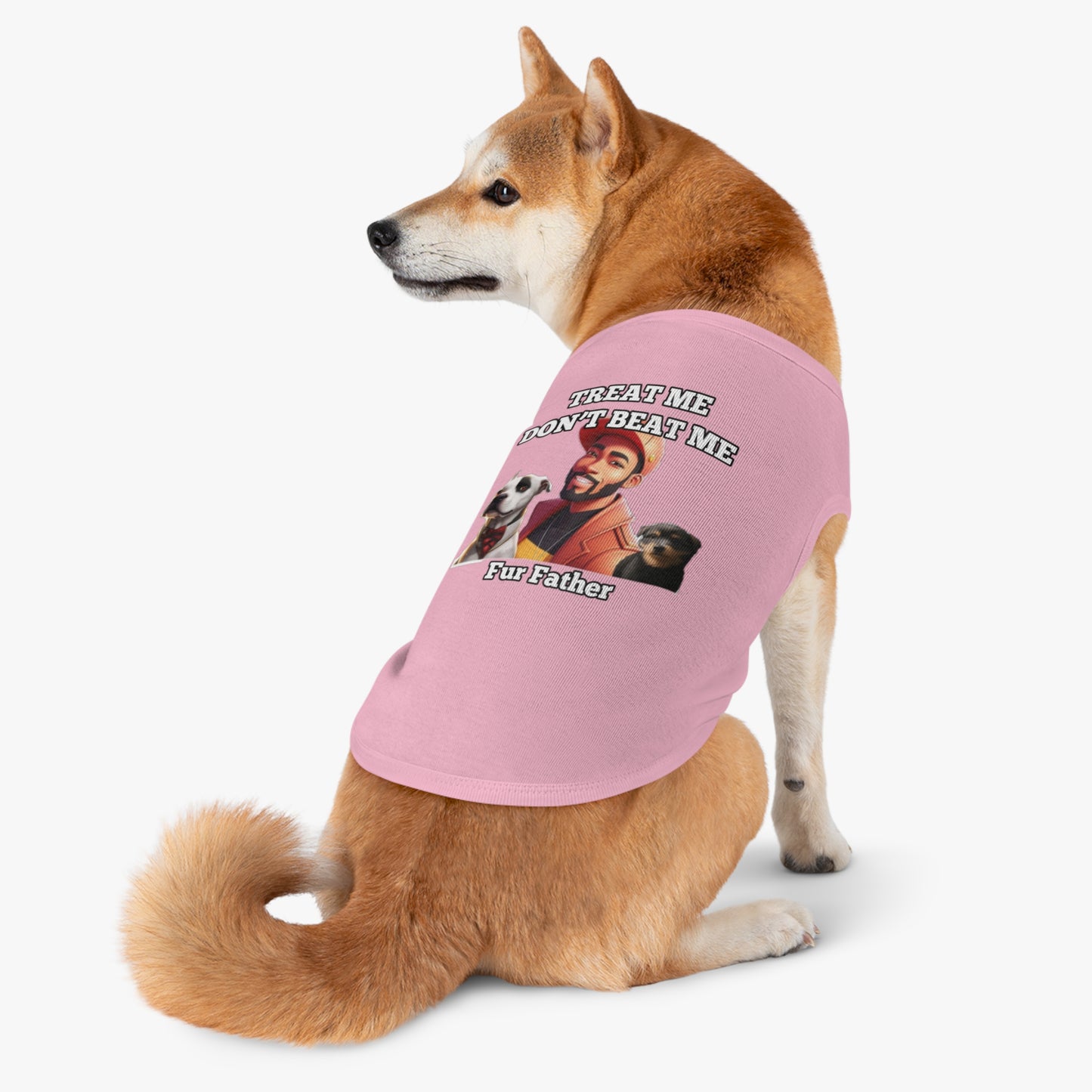 FurFather “Treat Me Don’t Beat Me” Pet Tank Top