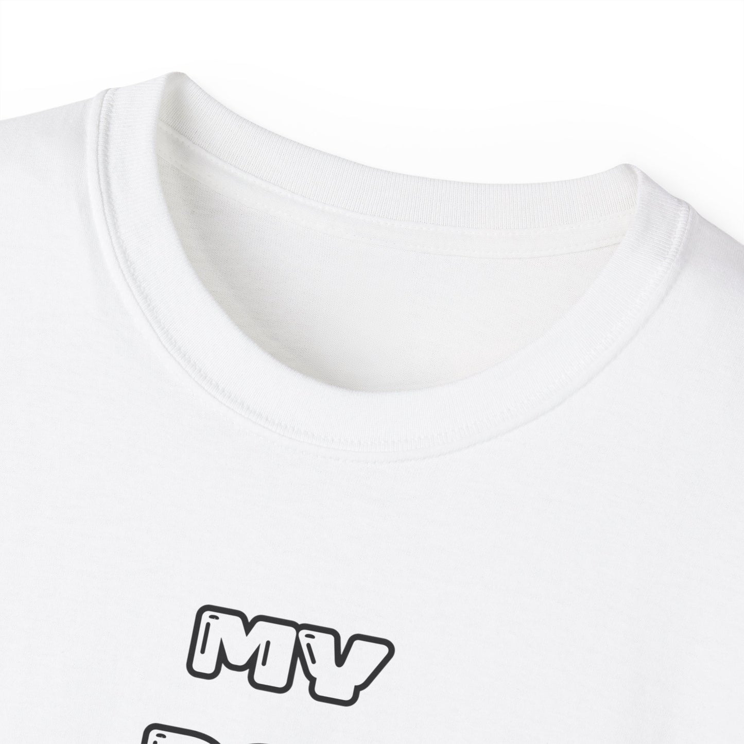 FurFather “My Dog Identifies As Pet” Unisex Ultra Cotton Tee