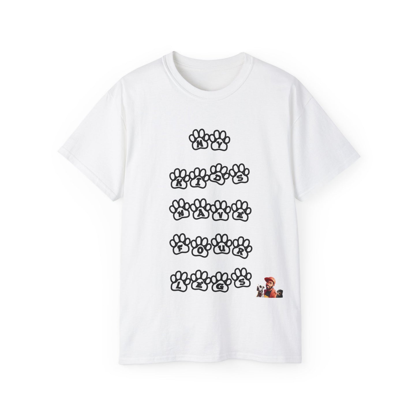 FurFather “My Kids Have Four Legs” Unisex Ultra Cotton Tee