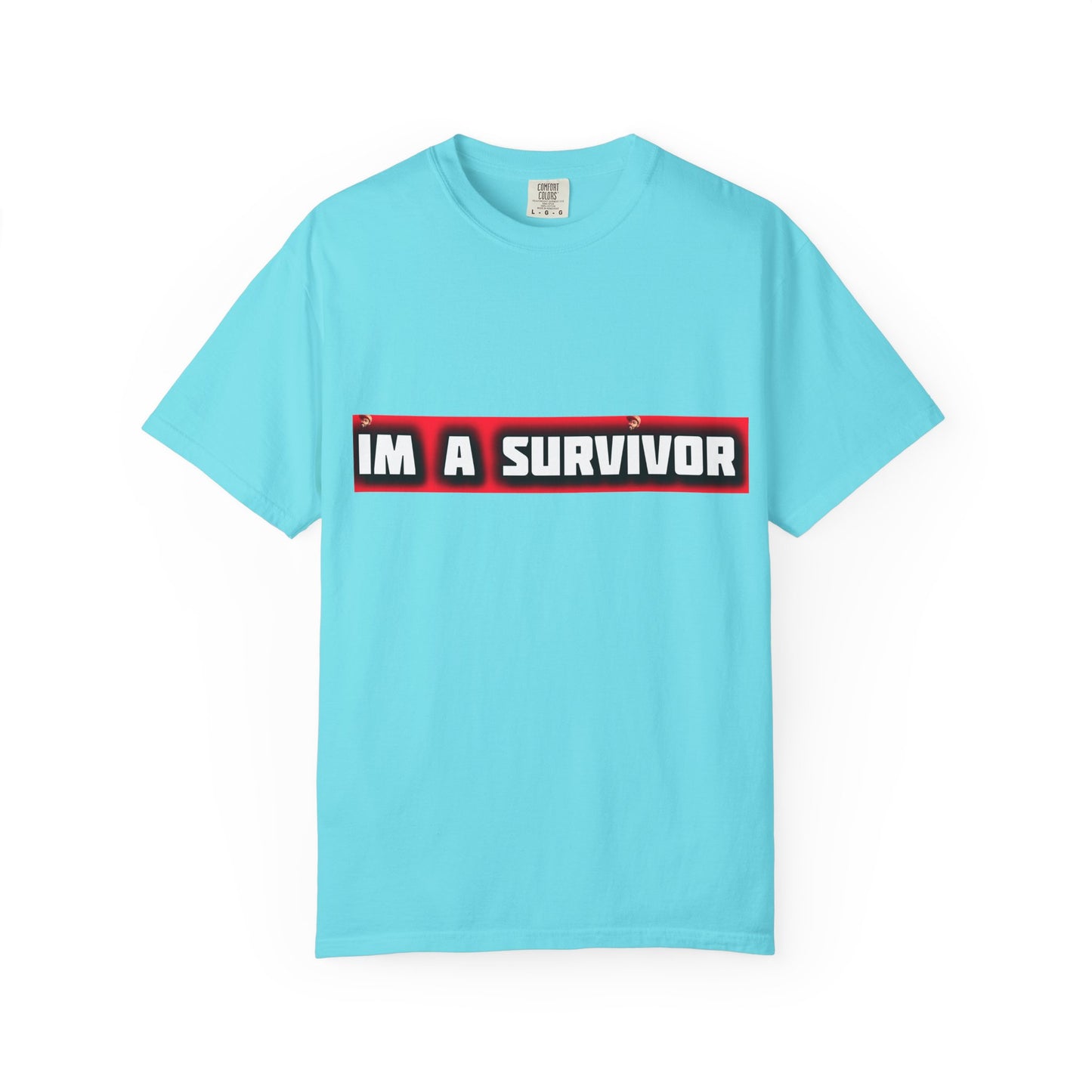 I'm a Survivor T-shirt | Box Logo Unisex Text Tee